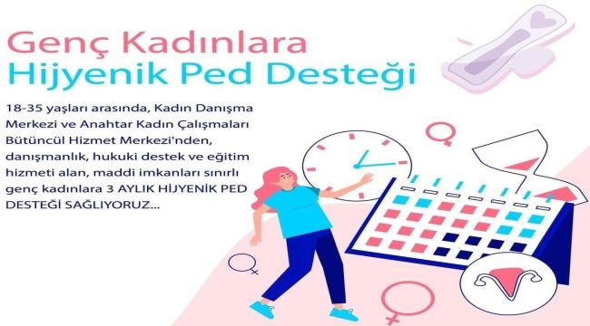 Büyükşehir'den Hijyenik Ped Desteği